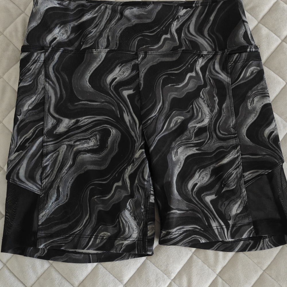 Black and Gray Women's Shorts